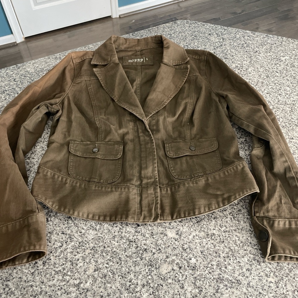 GAP denim jacket / blazer - army green - Picture 11 of 11